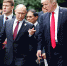 По пути на церемонию фотографирования Путин и Трамп обсудили совместное заявление России и США по Сирии Фото: REUTERS - КП Благовещенск