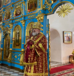 Архиепископ Лукиан совершил воскресную Божественную литургию в Благовещенском соборе
