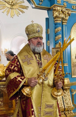 Архиепископ Лукиан совершил воскресную Божественную литургию в Благовещенском соборе