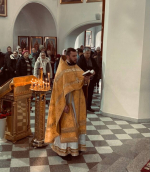 Архиепископ Лукиан совершил воскресную Божественную литургию в Благовещенском соборе