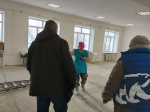В поселке Прогресс близится к завершению капитальный ремонт спортивной школы