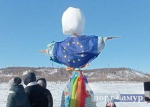 Амурчане сожгли политизированную Масленицу