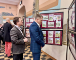 В областном краеведческом музее открылась выставка графических и акварельных рисунков «Фронтовой альбом» участника спецоперации