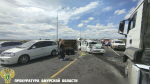 В ГИБДД дали комментарий аварии с четырьмя автомобилями недалеко от нового моста через Зею