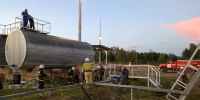 Дизельное топливо вылилось на территорию склада в Приамурье - Teleport2001.Ru