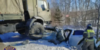 КамАЗ выехал на встречку и устроил серьезное ДТП с пострадавшими на трассе под Свободным - Teleport2001.Ru