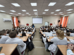 Встреча руководства вуза со студентами 4 курса состоялась сегодня в медакадемии