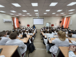 Встреча руководства вуза со студентами 4 курса состоялась сегодня в медакадемии