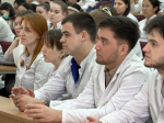 Встреча руководства вуза со студентами 4 курса состоялась сегодня в медакадемии