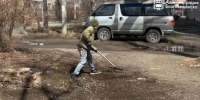 Благовещенцы массово вышли на субботник - Teleport2001.Ru