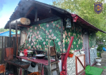 В Февральске пожарные спасли от огня летнюю кухню и дома